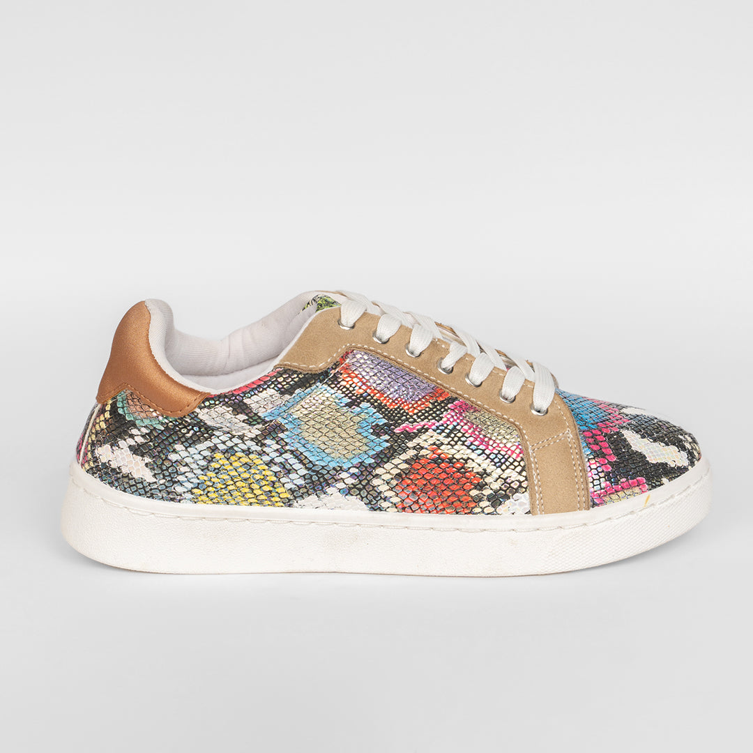 Women UBUNTU Sneaker Black & Beige