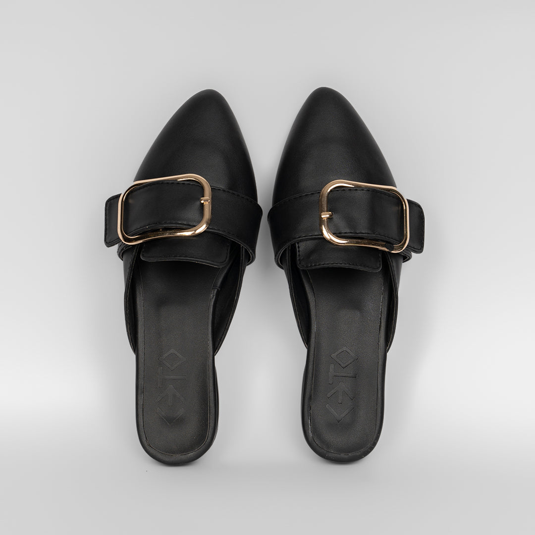 Women Slipper Leon Black