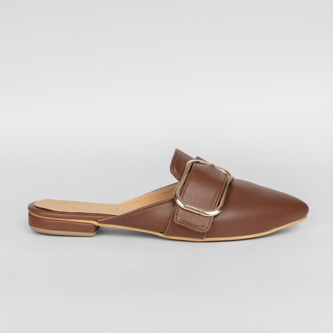 Women Slipper Leon Brown