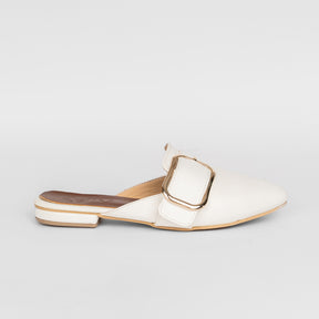 Women Slipper Leon White