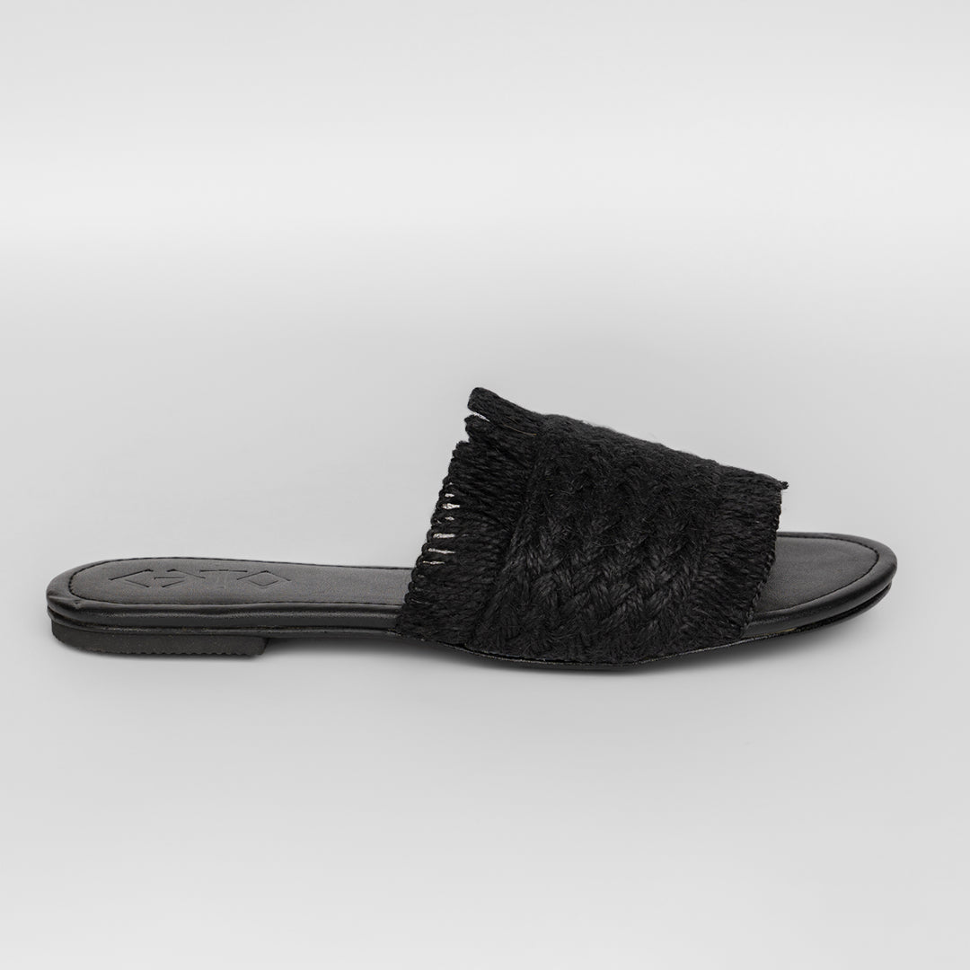 Women Slipper Jet Black