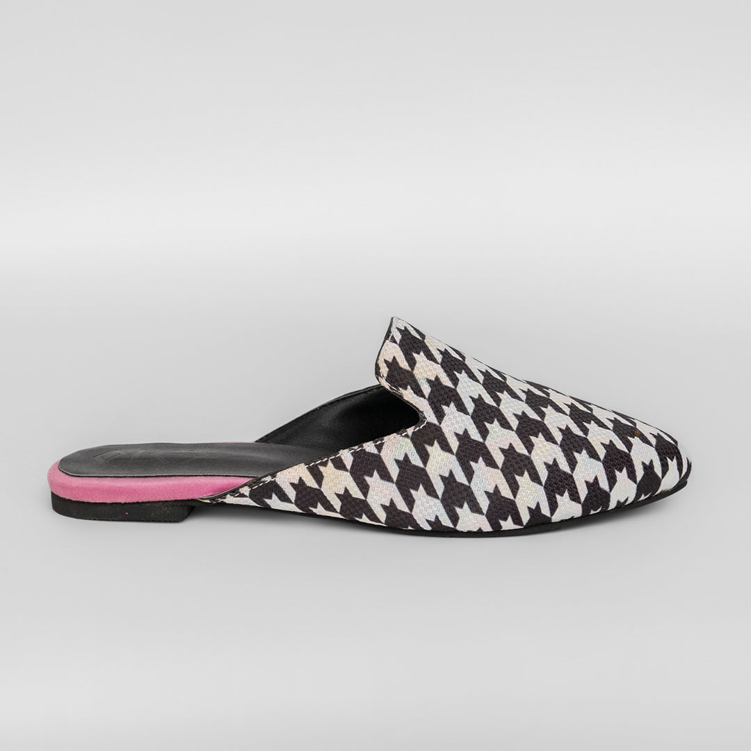 Women Slipper ARIA Black&White