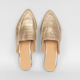 Women Slipper Gold CECIL Matte