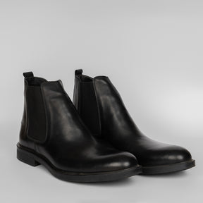 Oxford leather Boot - Black