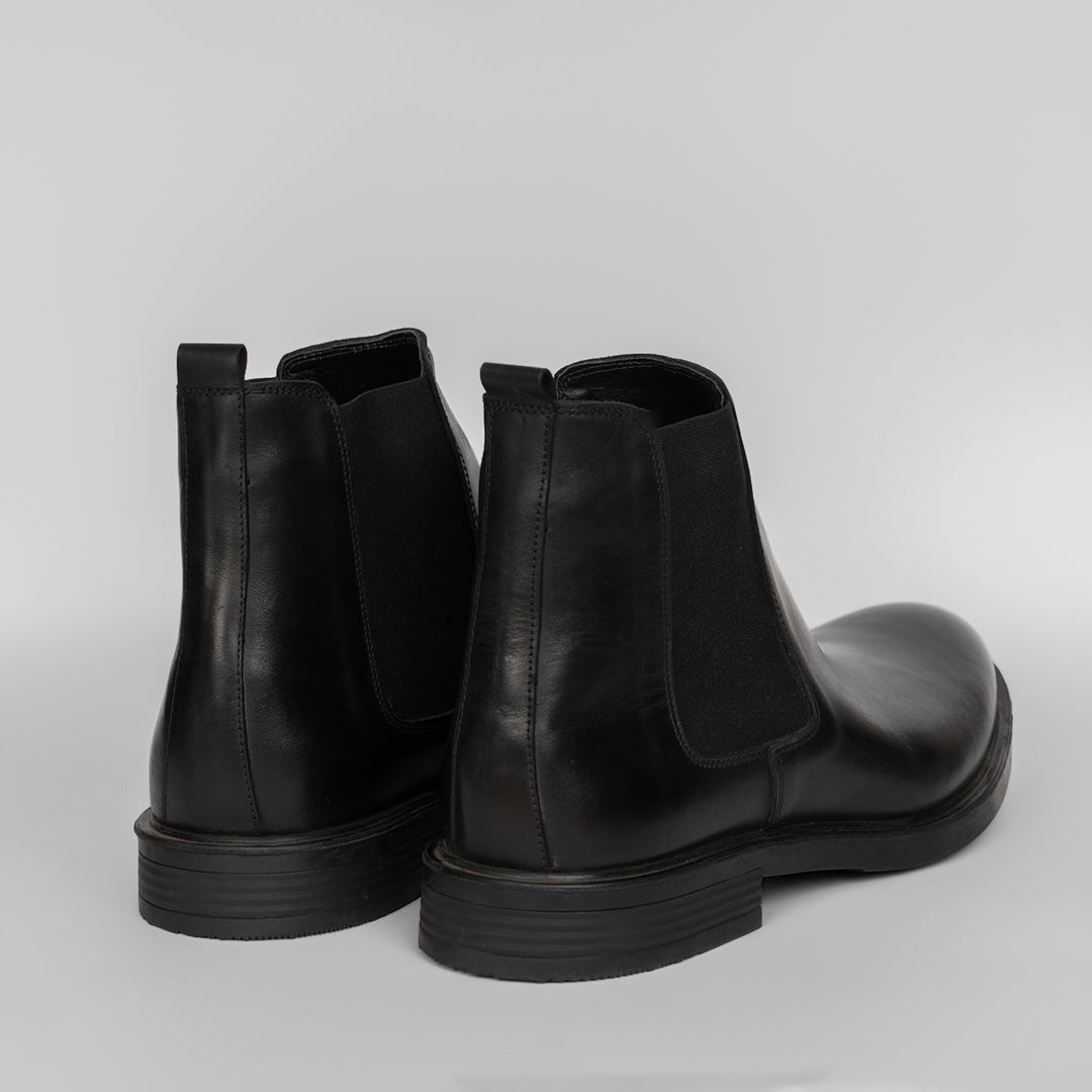 Oxford leather Boot - Black