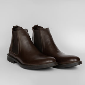 leather Boot - Brown