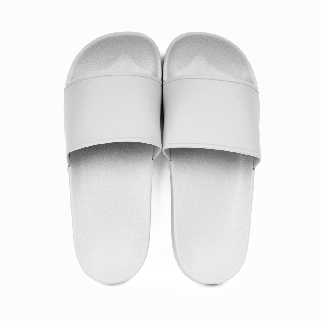 Unisex Rubber Slipper - White