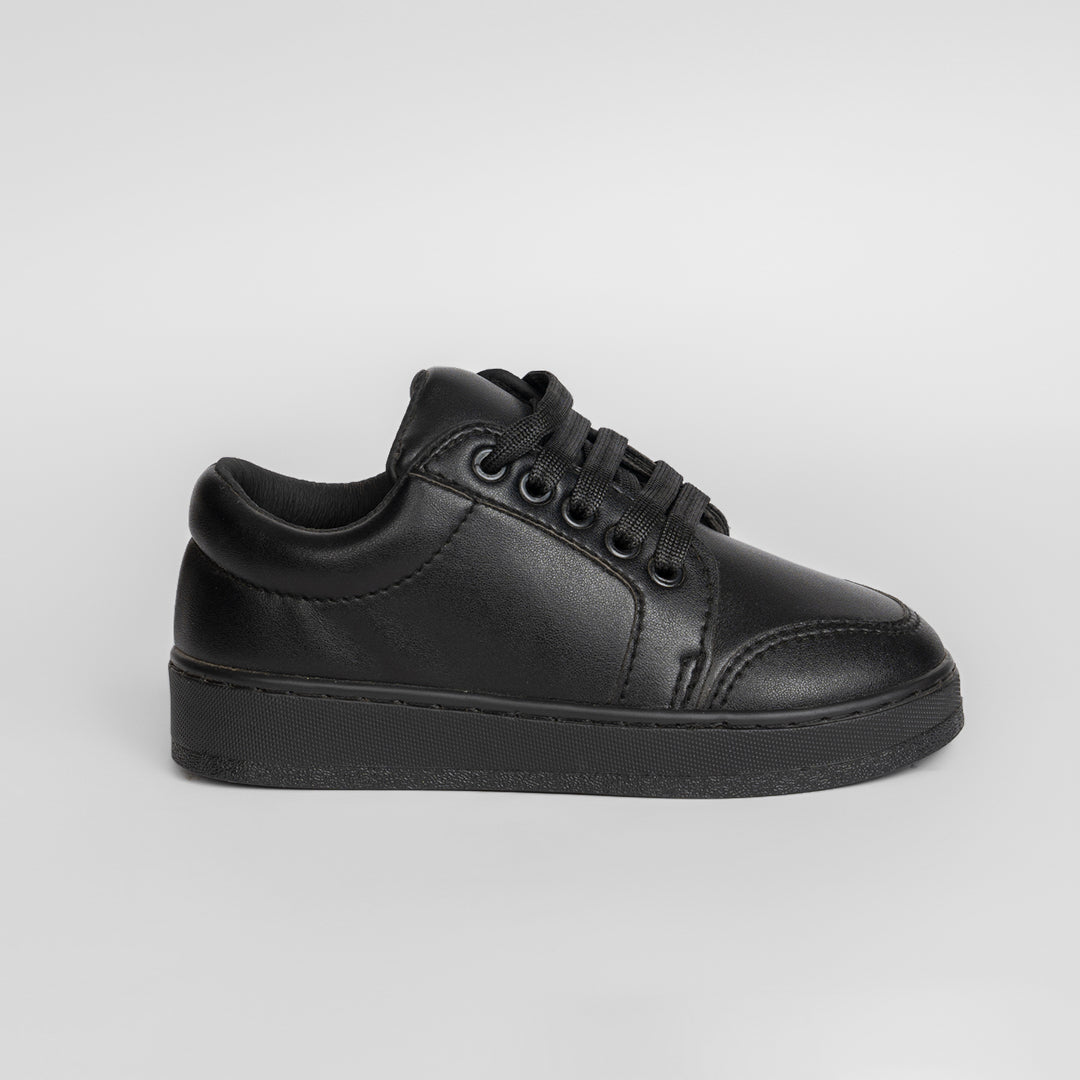 Kids black sneakers