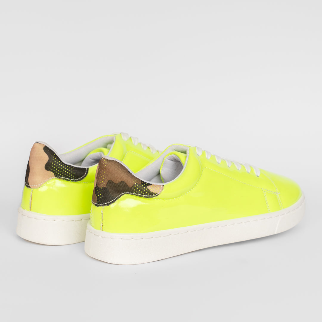 Women Synthetic Sneakers Yellow&Green