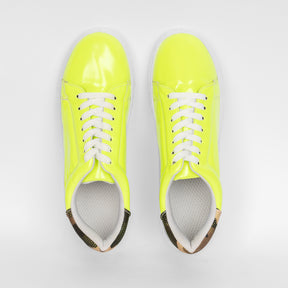 Women Synthetic Sneakers Yellow&Green